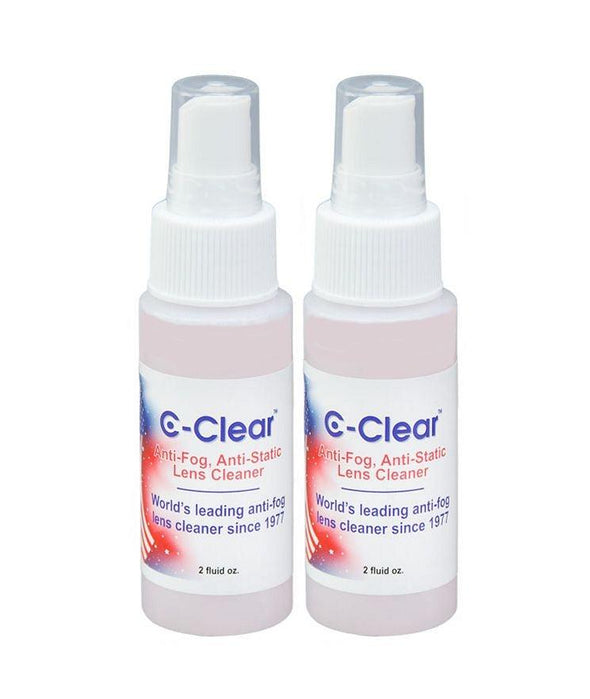 2 - 2 ounce spray bottle C-Clear anti fog