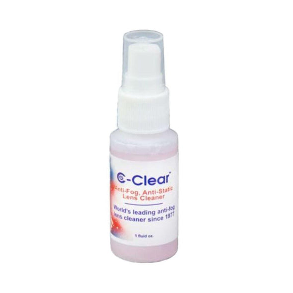 One ounce spray bottle of C-Clear anti fog 