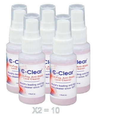 10 1 ounce spray bottles of C-Clear anti fog