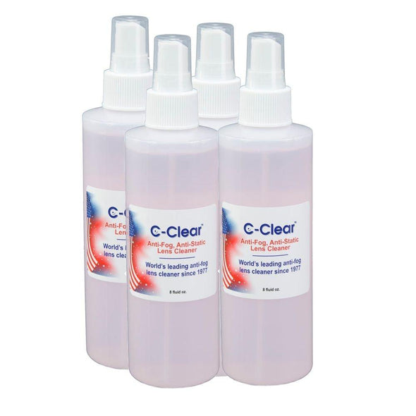 4 eight ounce spray bottles C-Clear anti fog 
